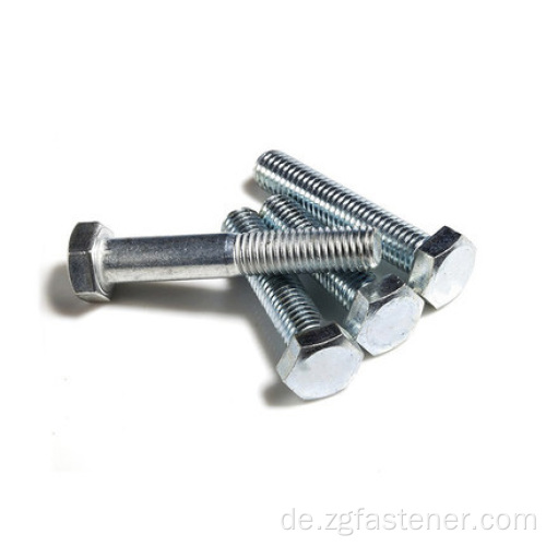 4.8 Grade Blue White Zink Outer Sechseck Bolt Din931 933